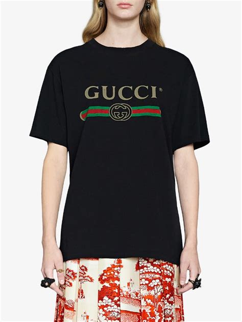 gucci t shirt women's farfetch|authentic Gucci shoes.